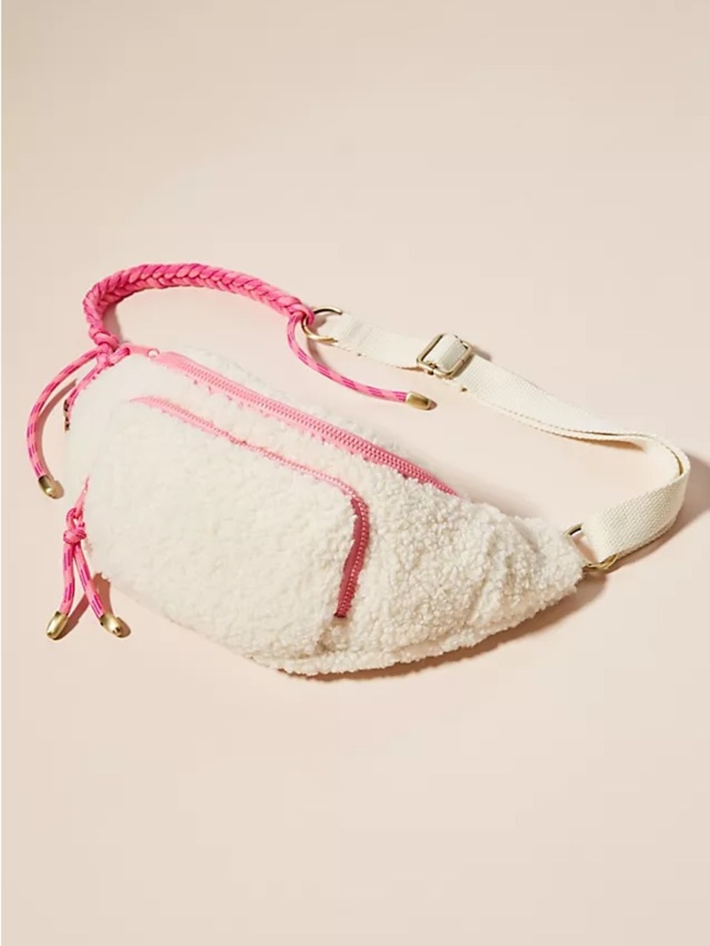 Anthropologie Annie Sherpa Belt Bag